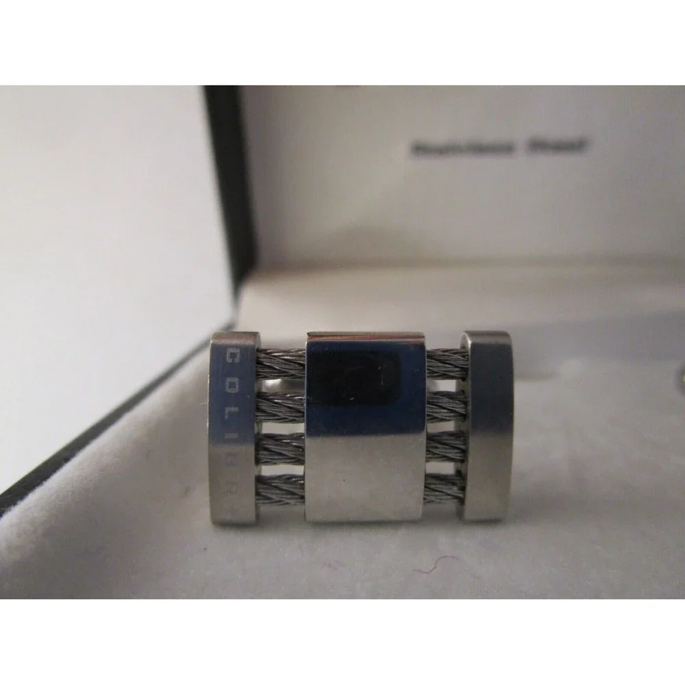 vintage Colibri of London-Stainless Steel cuff links
